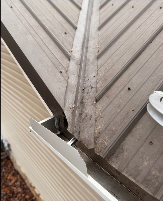 After — Gutter cleaning